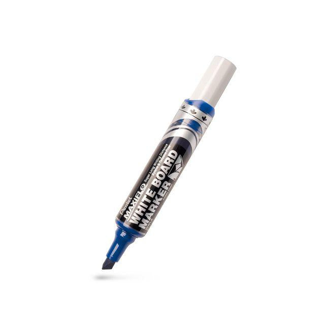 Whiteboard pen PENTEL Maxiflo oblique blue
