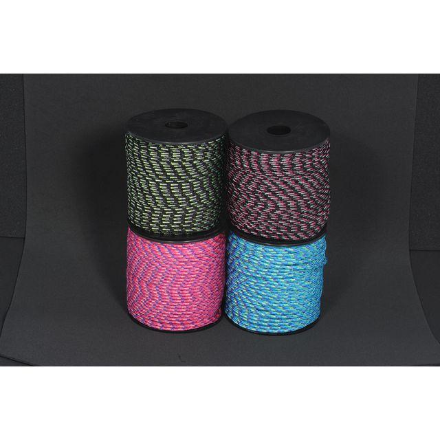 Paracord strap thin mottled colours 4/pc