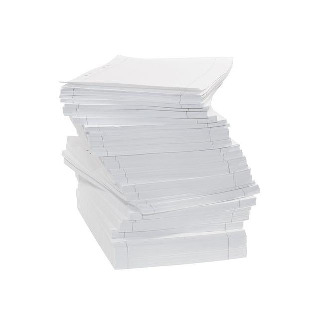 Loose leaf A4 ruled 8.5mm perforated 3000/pc