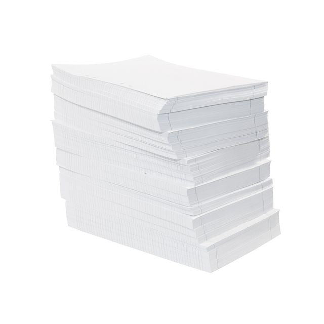 Loose leaf A4 squared 5x5mm perforated 3000/pc