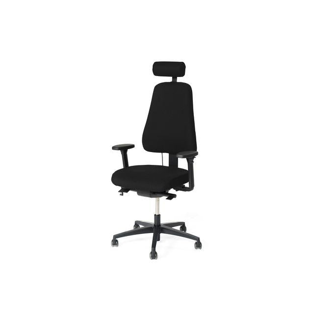 Office chair LD6340 with armrests black