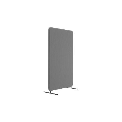 Floor screen w.legs 80x136 Dox 52 mel.grey