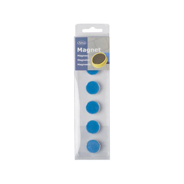Magnetic buttons ACTUAL 20mm blue 6/pc