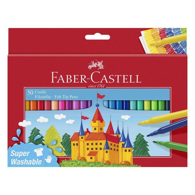 Fibre pencils Children assorted colours 50/pc