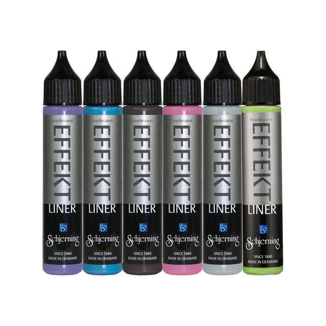 Effect liner metallic paint 6x28 ml 6/pack