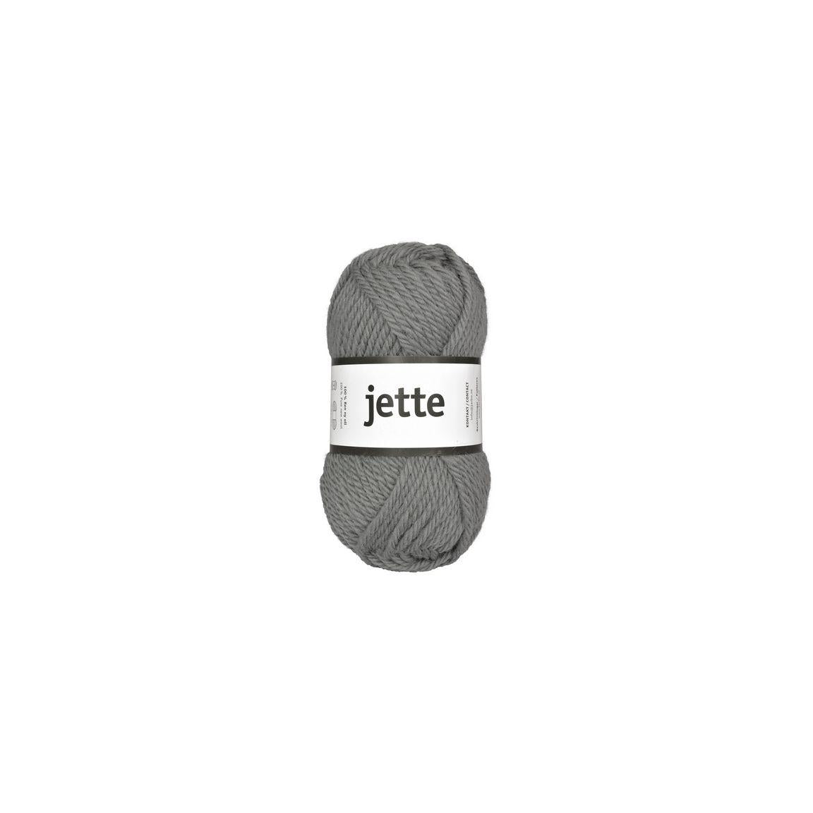 Wool yarn Jette 50g grey