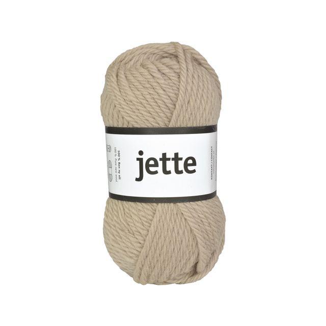 Wool yarn Jette 50g beige