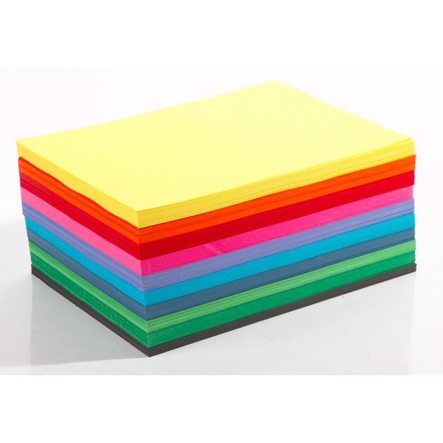 Clay paper A4 large set 1000/pk basic colours