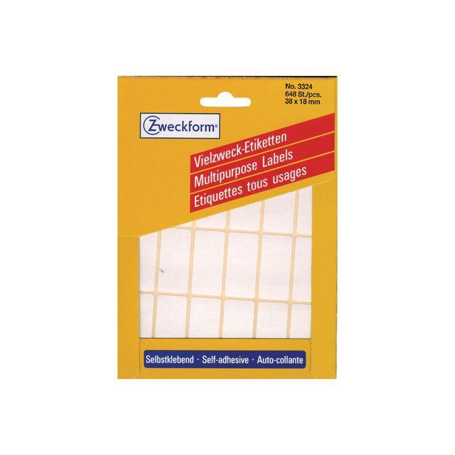 Label AVERY handwritten 18x38mm 648/pc