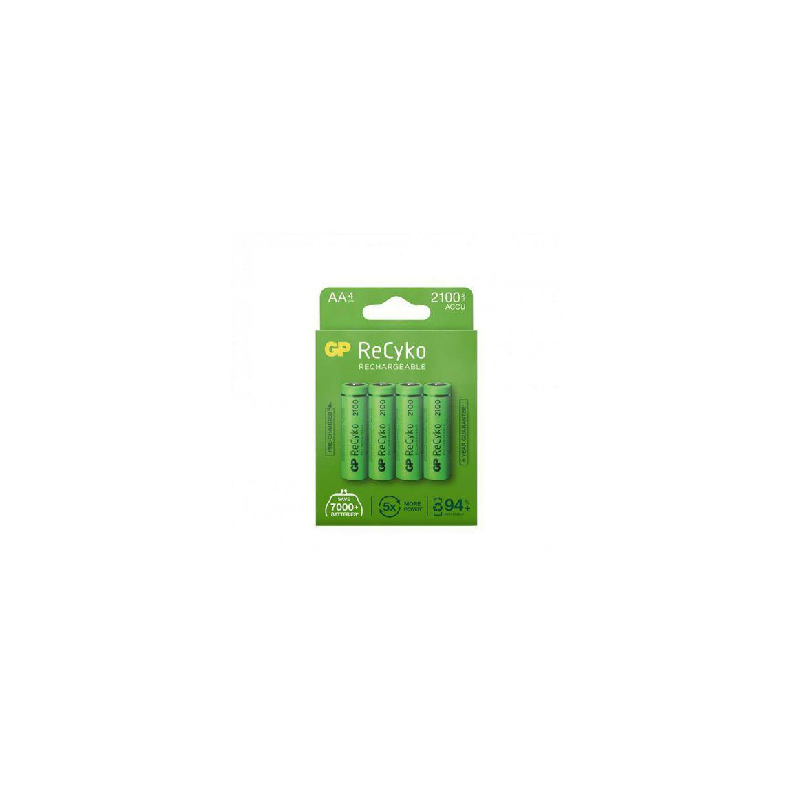 Battery Rechargeable GP Recyko 2100 AA 4/pc