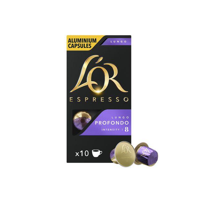 Coffee capsules LOR LUNGO 8 PROFONDO 10/pack