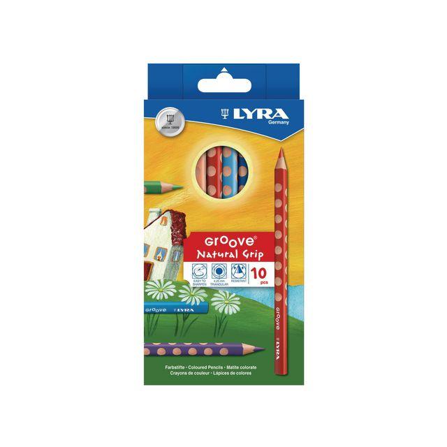 Colour pencil LYRA Groove 10/pack