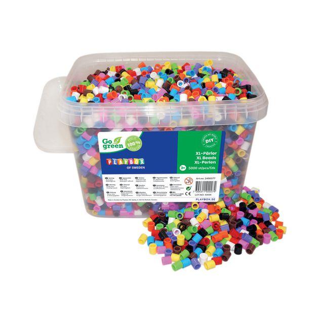 XL tube beads bioplastic 5000/back