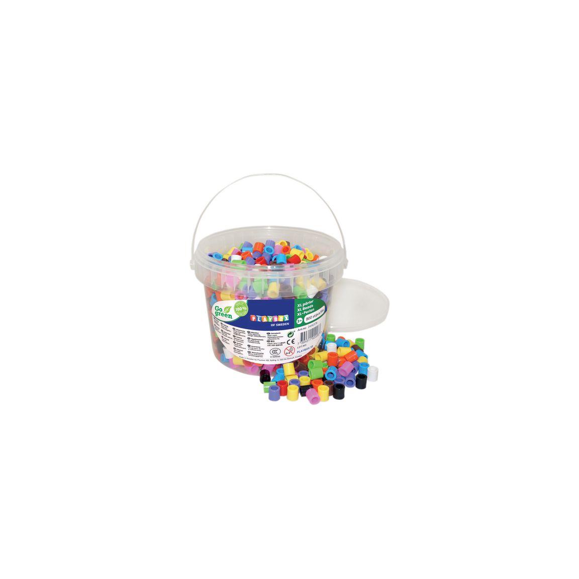 XL tube beads bioplastic 950/bucket