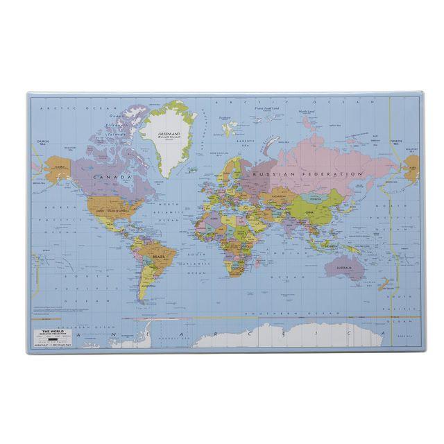 Writing pad World. PP 58,5x38,5cm