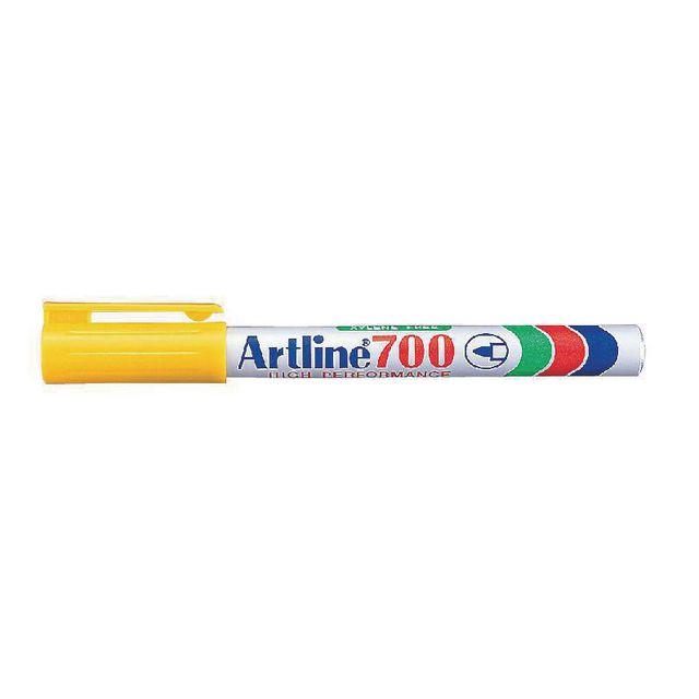 Labelling pen ARTLINE 700 perm. 0,7mm yellow