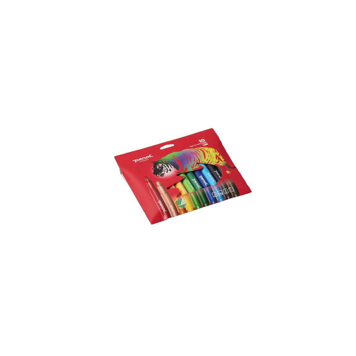 PENOL jumbo fibre pen 10/pc