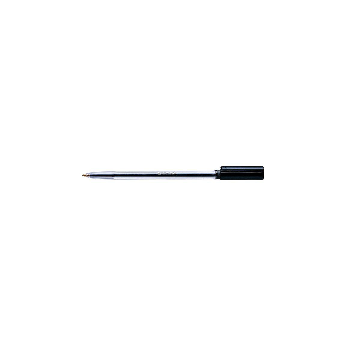 Ballpoint pen HAINENKO MICRON black 50/pack