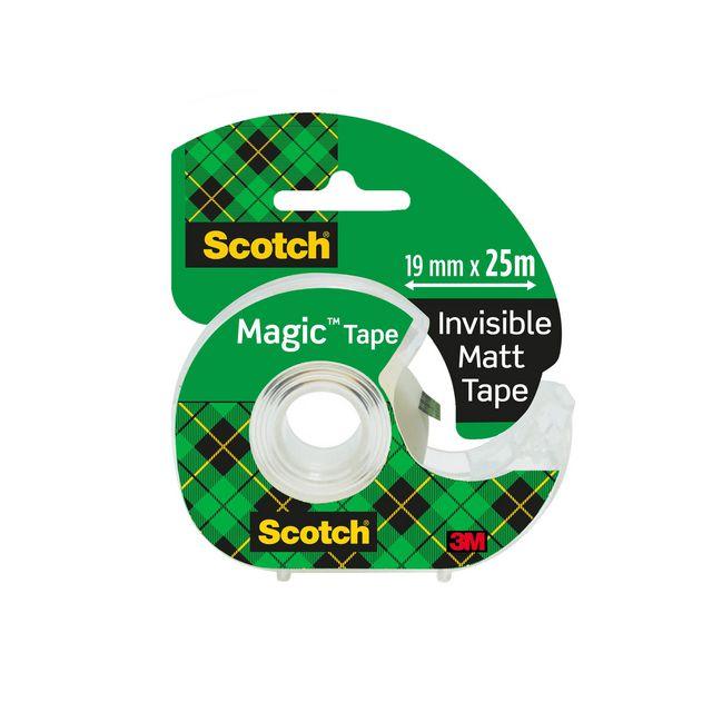 Document tape SCOTCH with holder 19mmx25m
