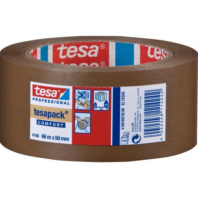 Packing tape TESA 4100 PVC 50mmx66m brown