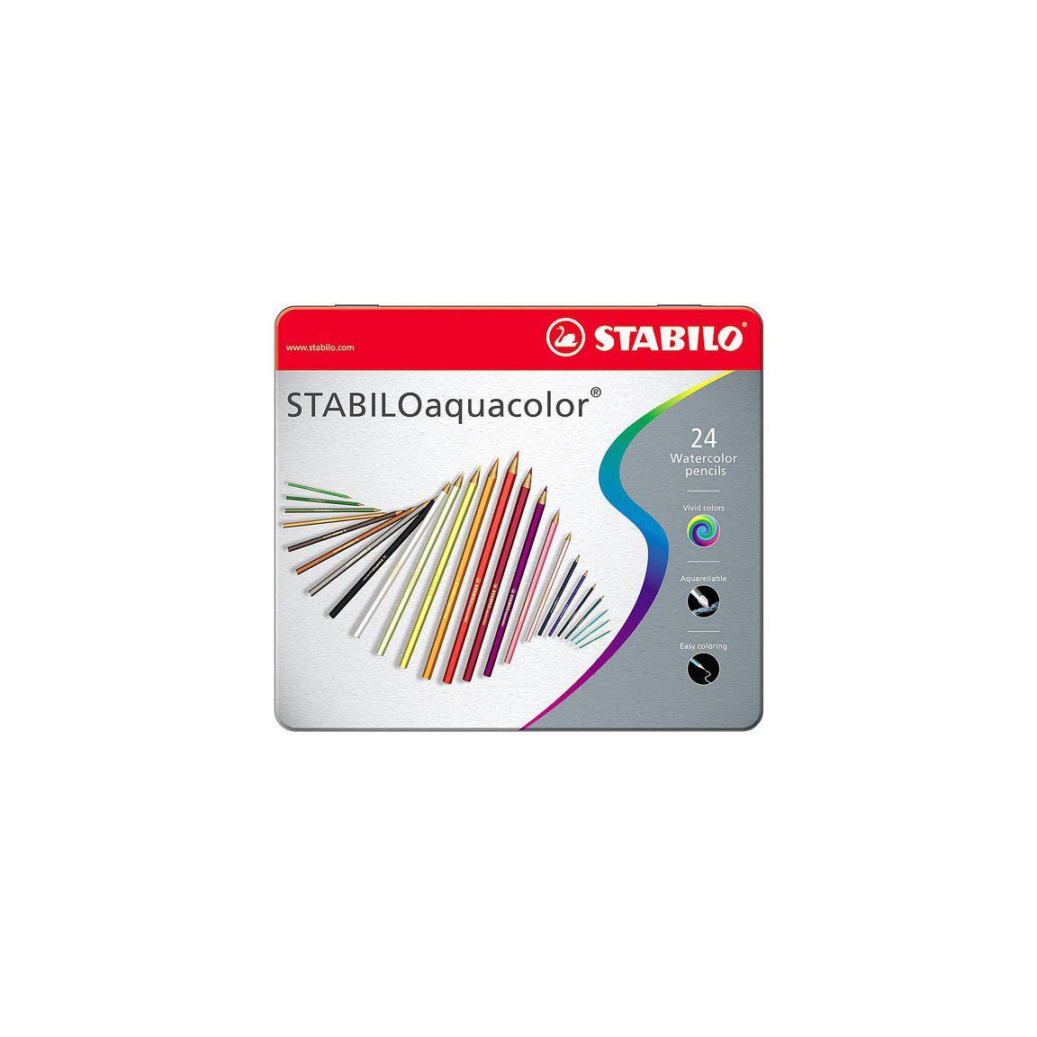Coloured pencil STABILO Watercolour 24/pack