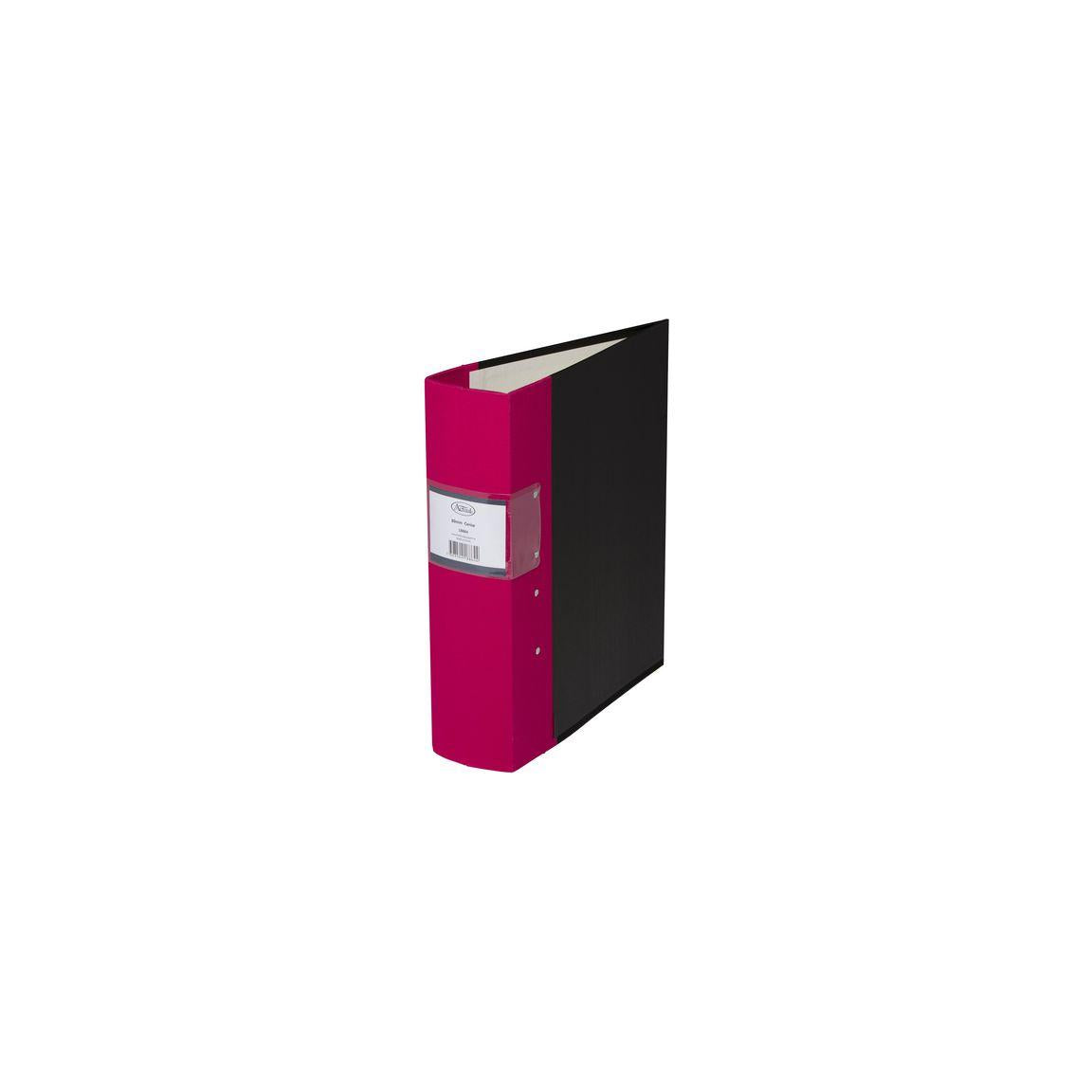 Office binder neutral A4 80mm cerise