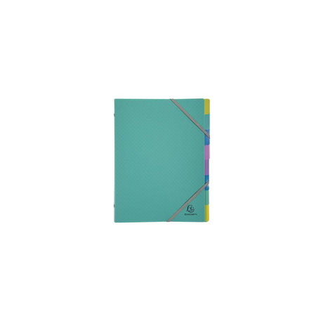 Sorting folder EXACOMPTA 8-f A4 PP turquoise