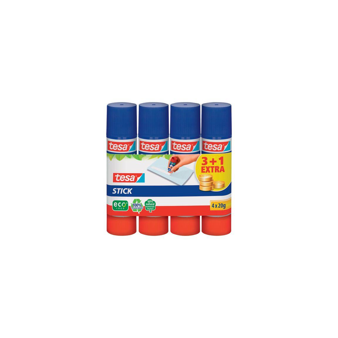 Glue stick TESA ECO 20g 4/pack