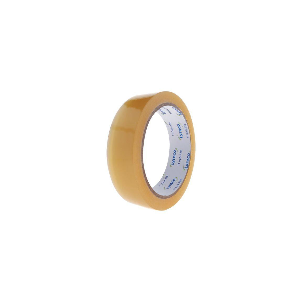 Office tape LYRECO 66mx25mm clear 6/pack