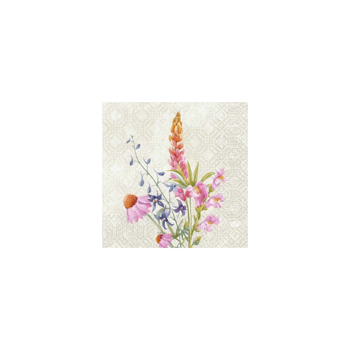 Napkin Floret 3-ply 33X33cm 50/pack