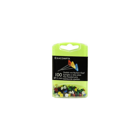 Map pin EXACOMPTA round black colour 100/pc