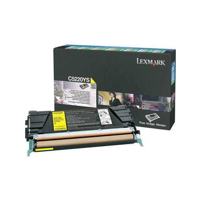 Toner LEXMARK C5220YS 3K yellow
