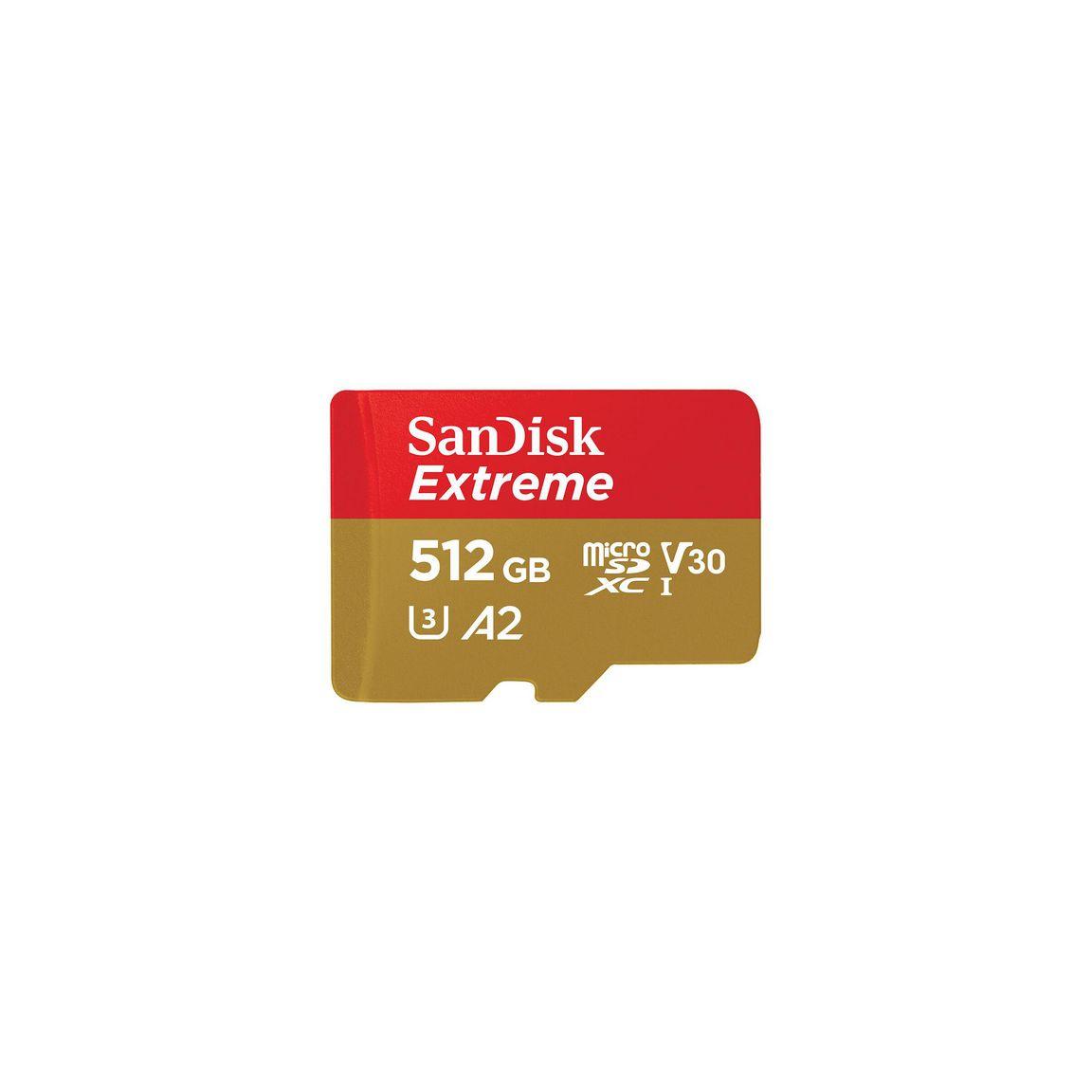 Memory card SANDISK MicroSDXC Extr. 512GB