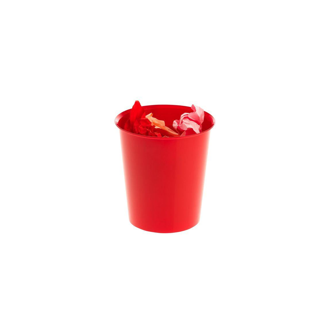 Wastepaper basket ARCHIVO 2000 18 L red