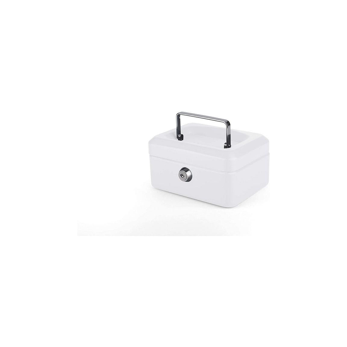 Cash box 115x150x80mm white