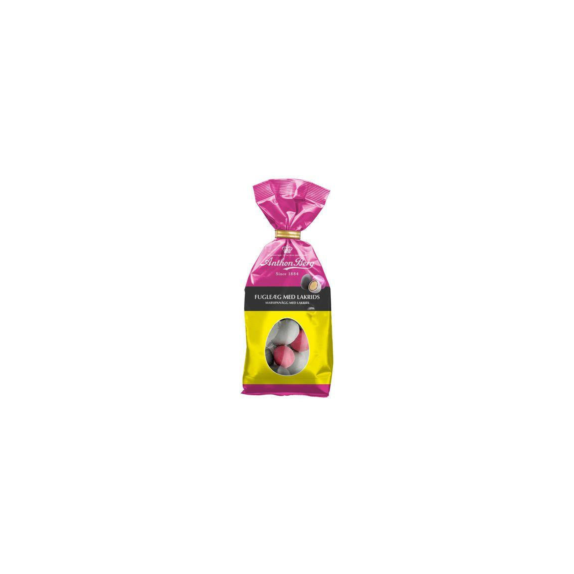 Marzipan eggs ANTHON BERG Liquorice 124g