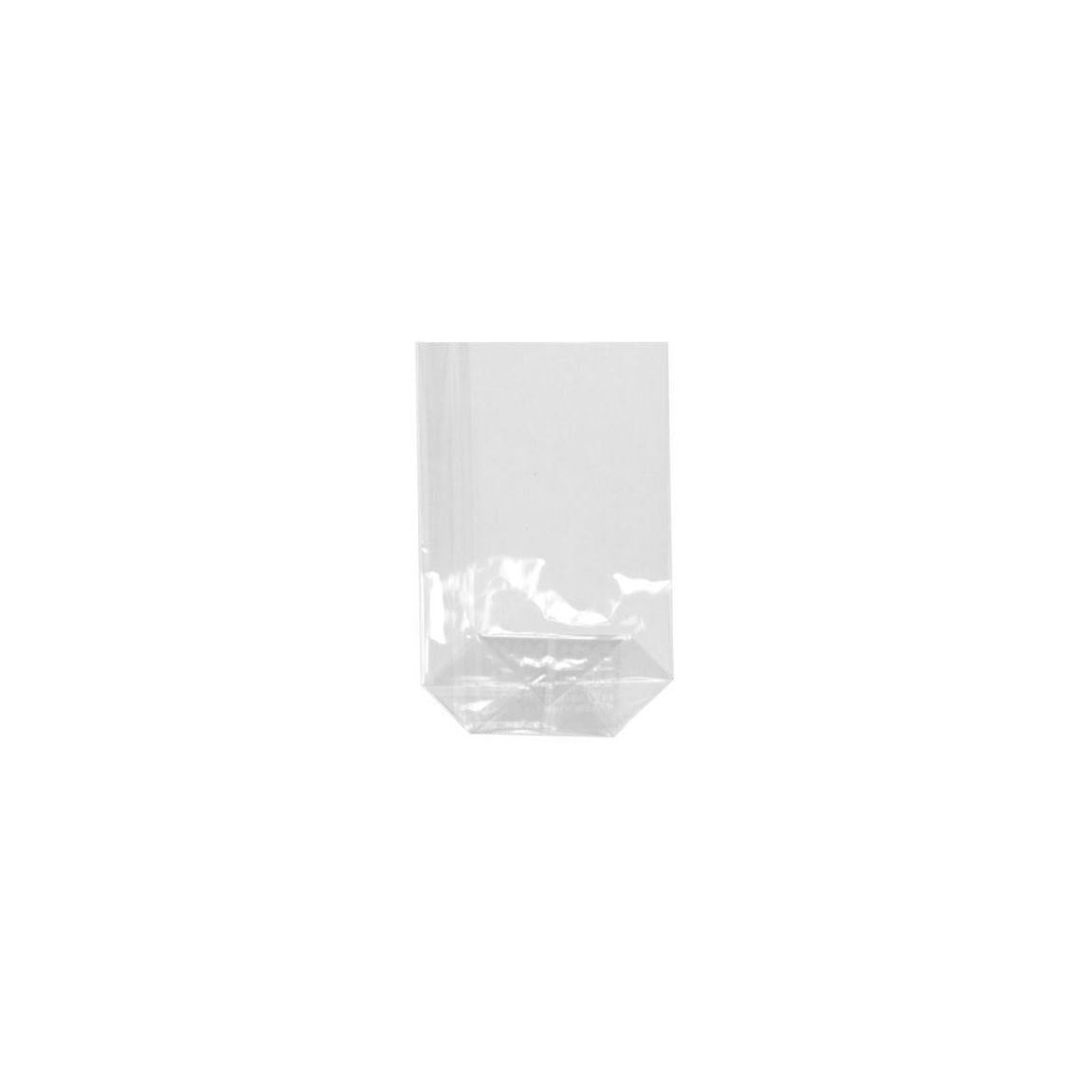 Cellophane bag PP 15x10x3,5cm clear 300/pack