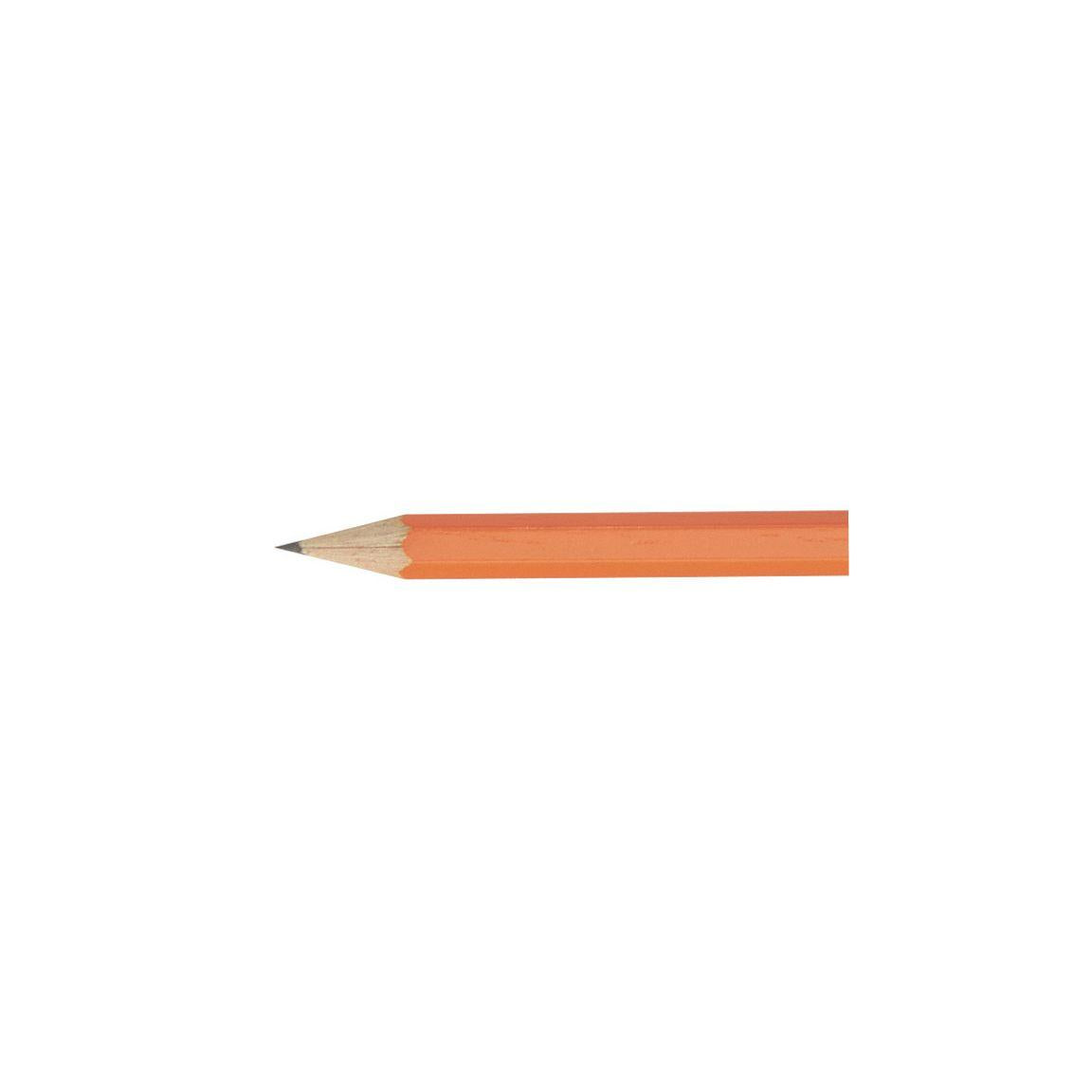 Pencil with eraser yellow 12/pack