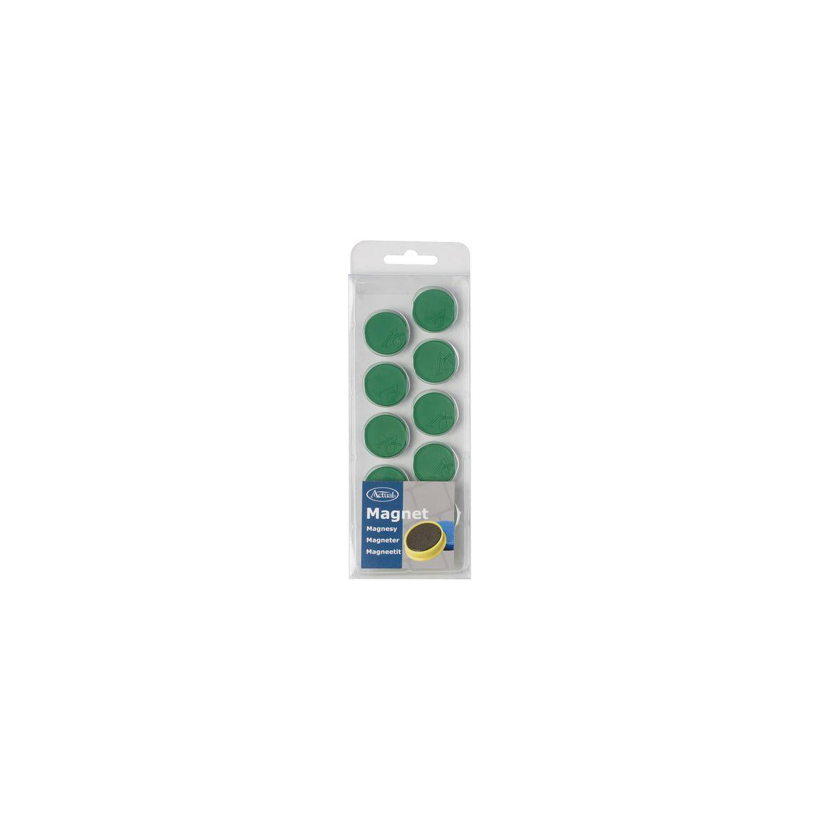 Magnet 25mm green 10/pack