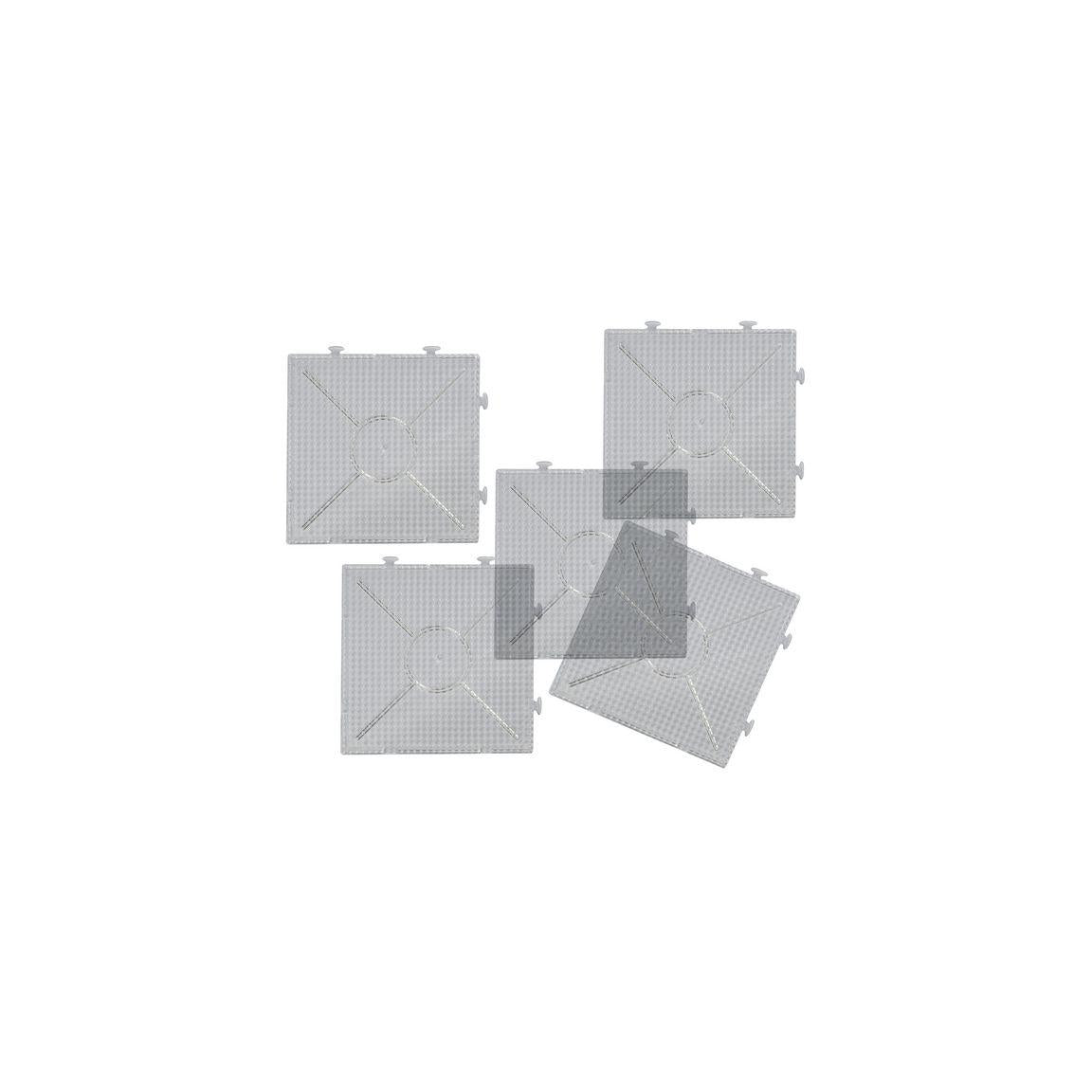 Bead plate square 15x15cm 10/pack