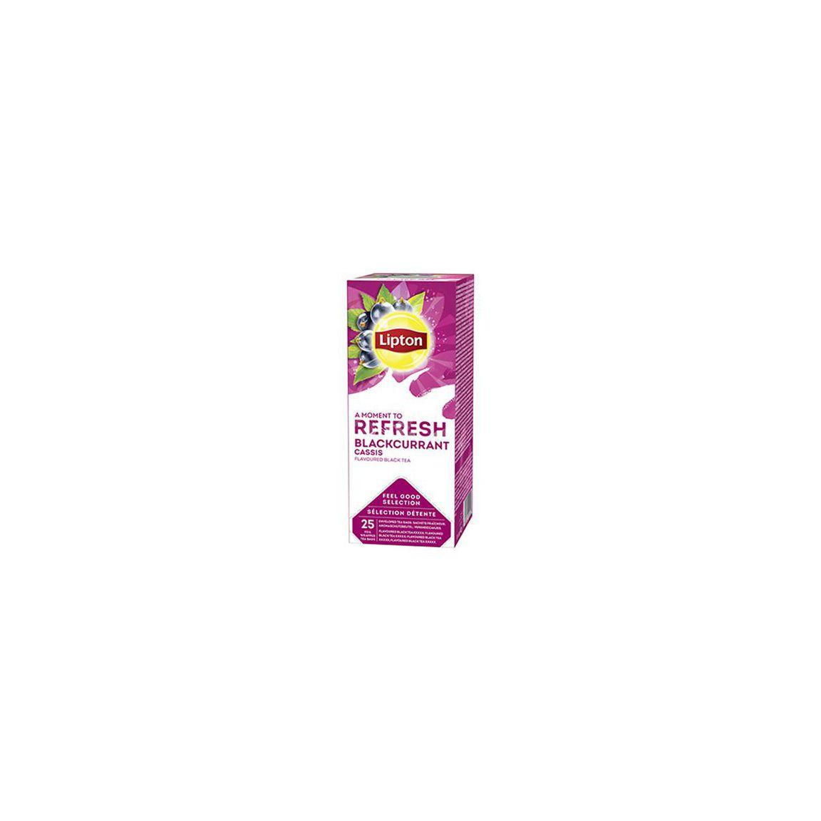 Tea LIPTON bag Blackcurrant 25/pack
