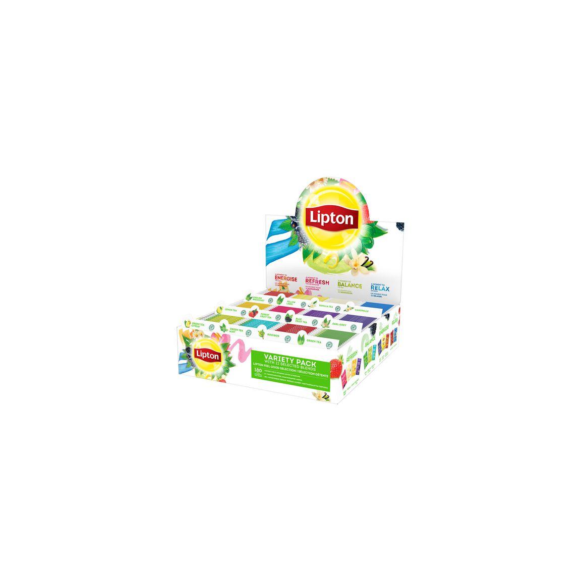 Tea LIPTON assortment box 180/pack