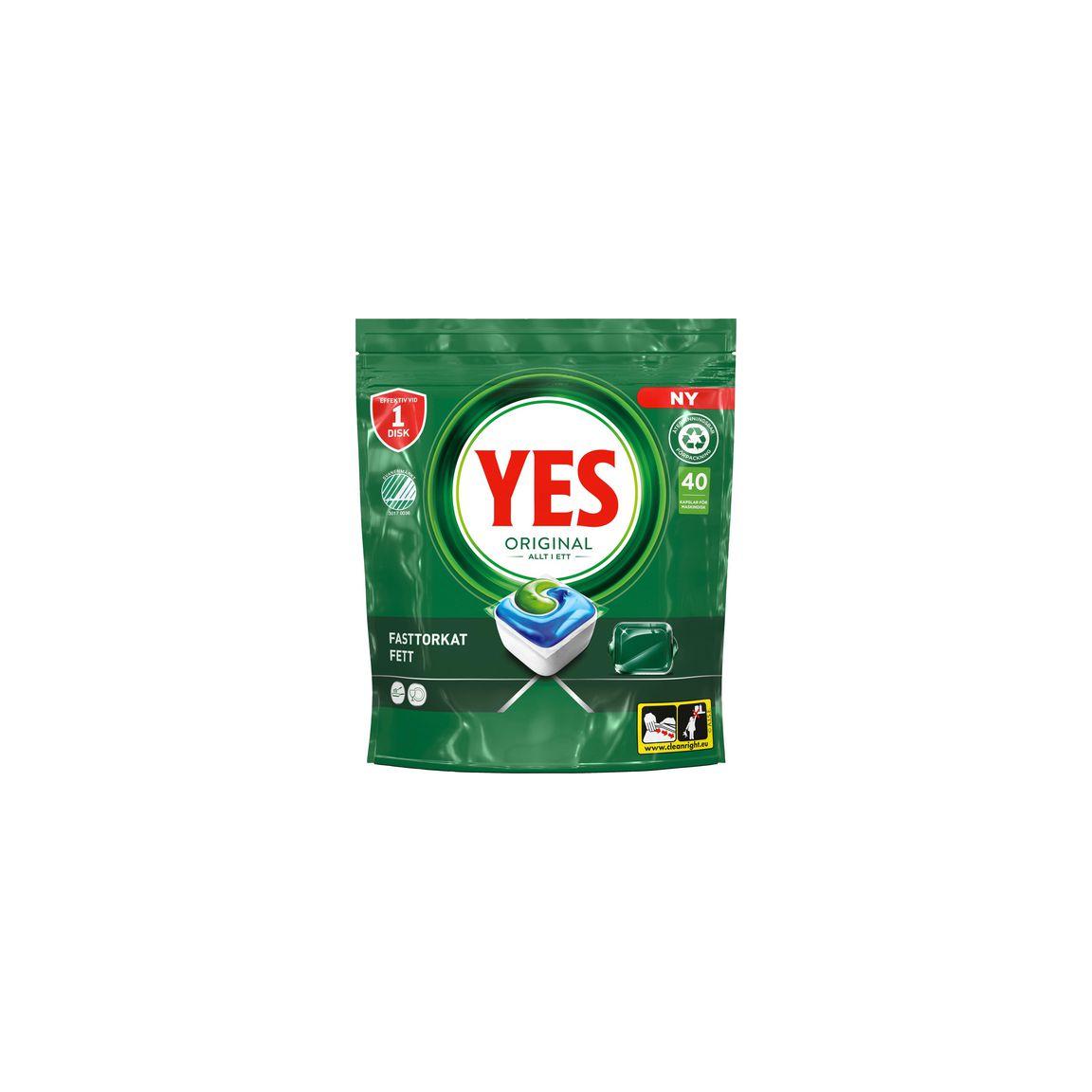 Machine dish YES Original tablets 40/pack