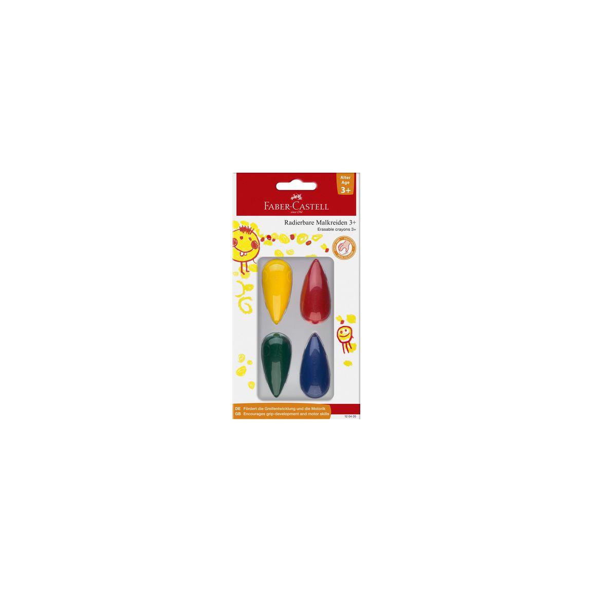 Wax crayon Droppe Faber Castell 4/pack