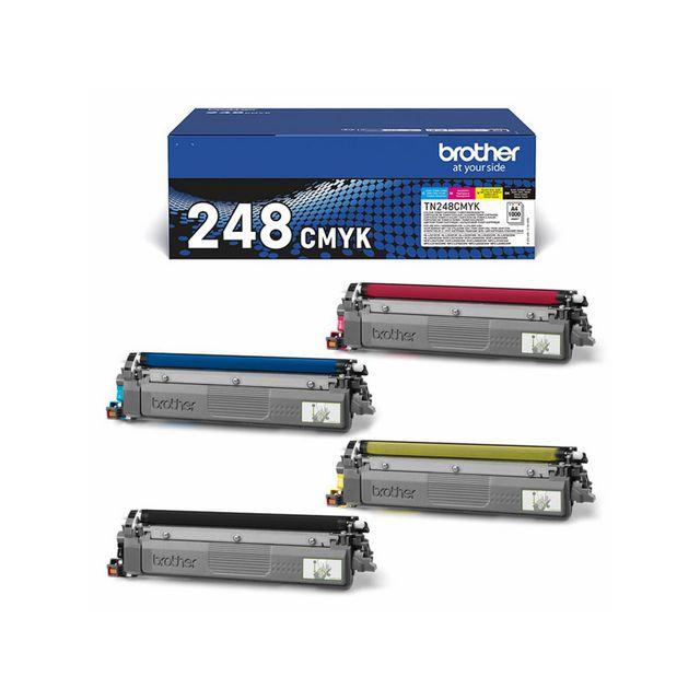 Toner BROTHER TN248VAL 4x1K CMYK 4/pack