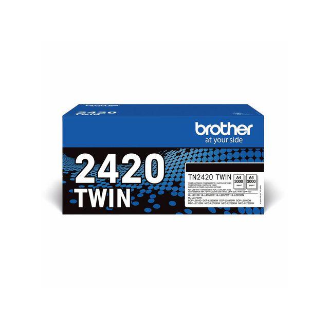 Toner BROTHER TN2420 2x3K black 2/pack