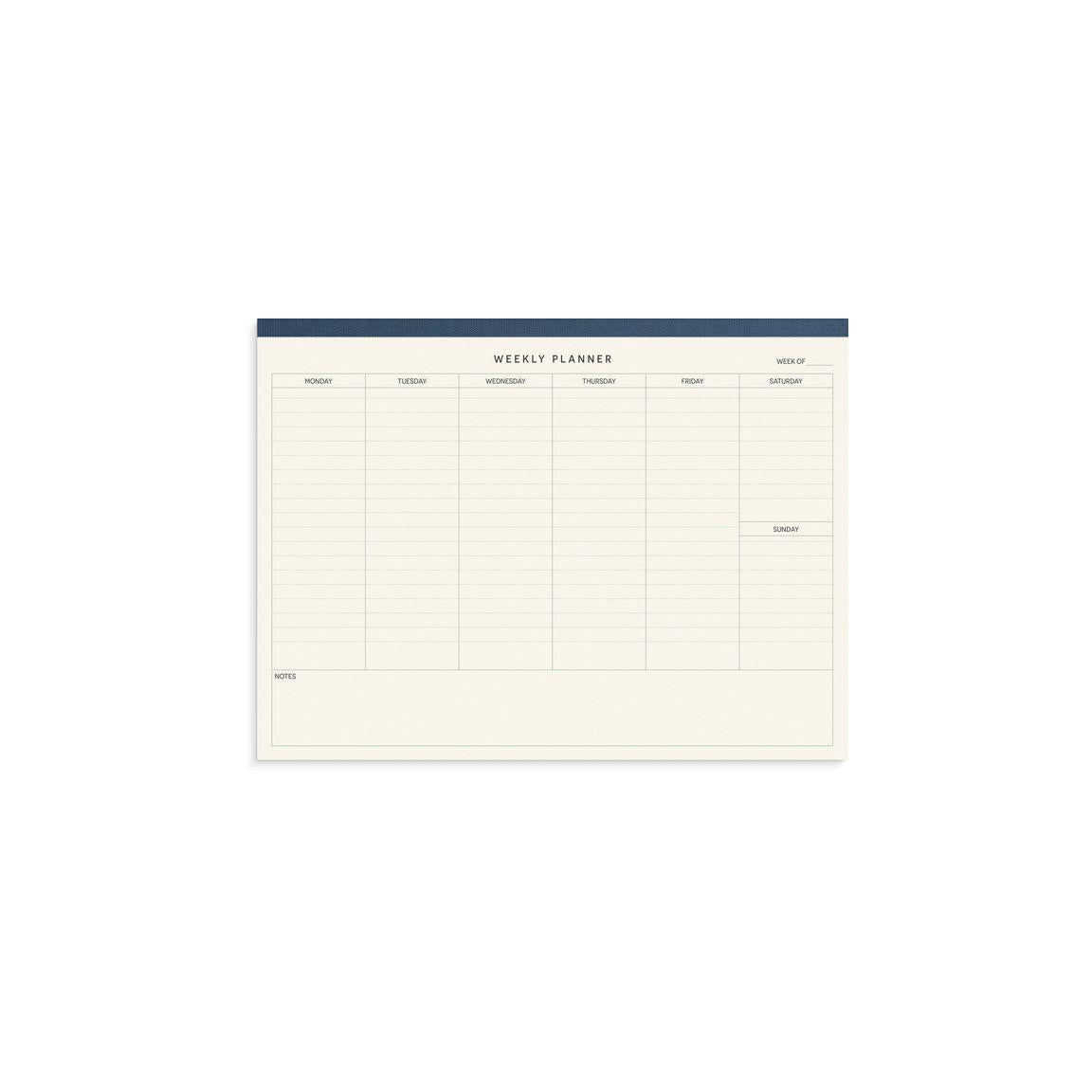 Textile weekly timetable