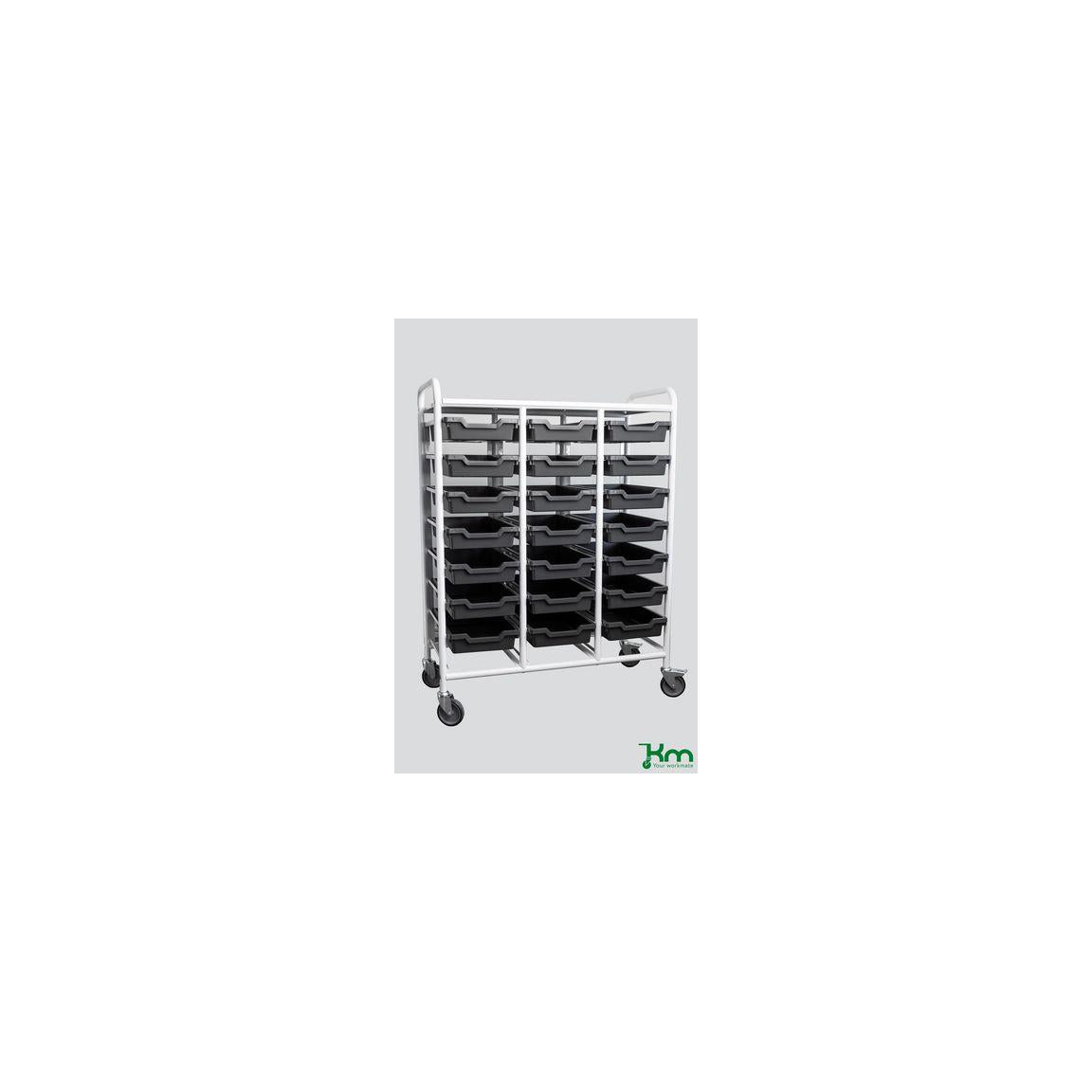 Trolley for 21 trays