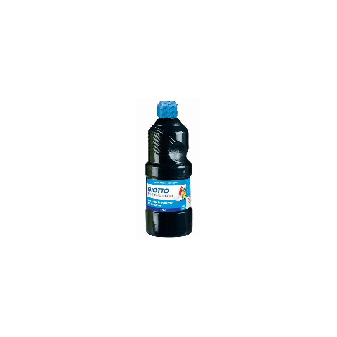 Acrylic paint Giotto 500 ml black