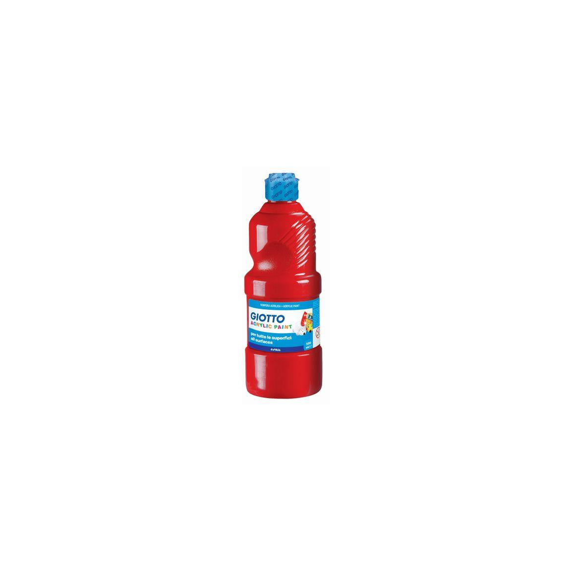 Acrylic paint Giotto 500 ml red